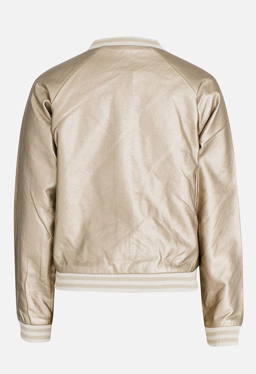MINOTI - Foil Bomber Jacket Gold