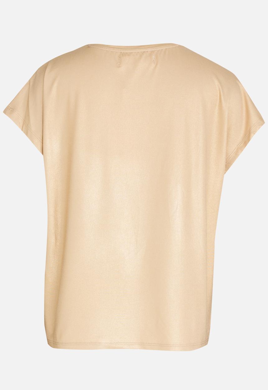MINOTI - Metallic Loose Fit Top Gold
