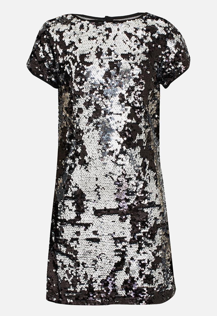 MINOTI - Reversible Sequin Dress Black