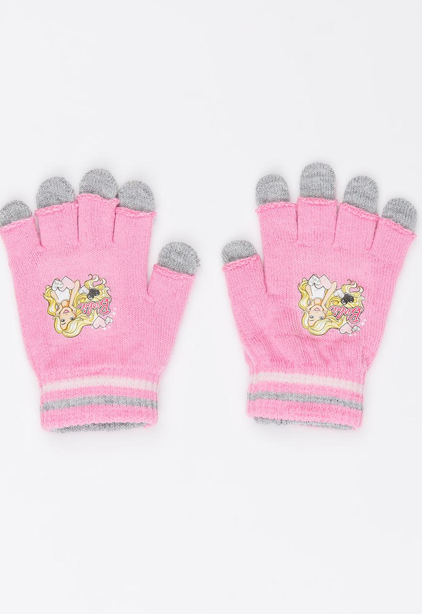 Character Fashion - Barbie 2 Pack Gloves Multi-colour
