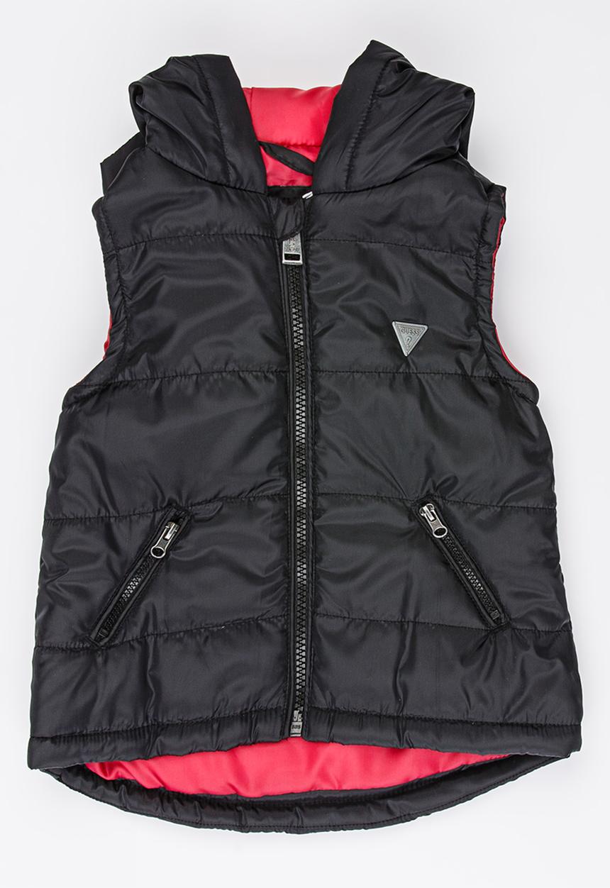 GUESS - Puffer Hoody Jacket Black