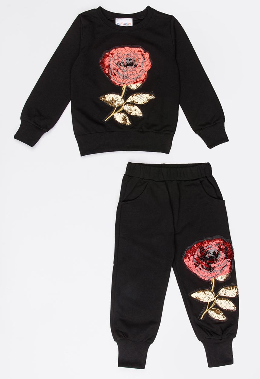 Pop Candy - Rose Detail Set Black