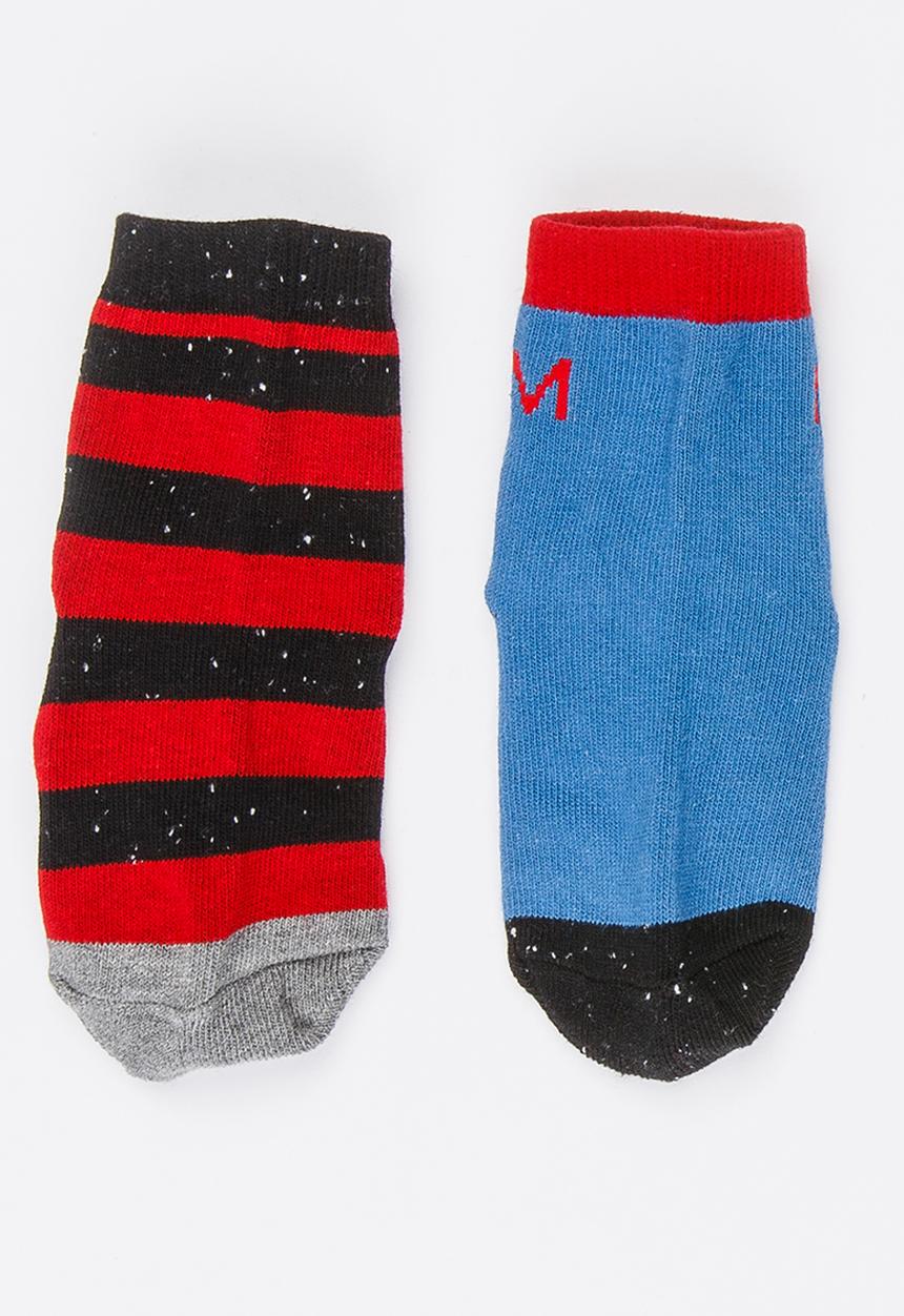 MINOTI - 2 Pack Multi-colour Ankle Socks Multi-colour