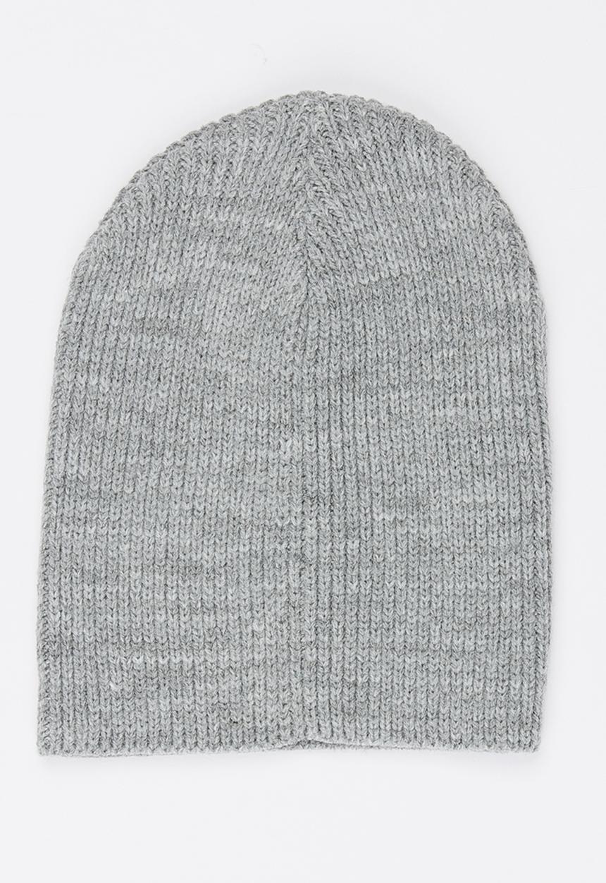 MINOTI - Ribbed Beanie Grey