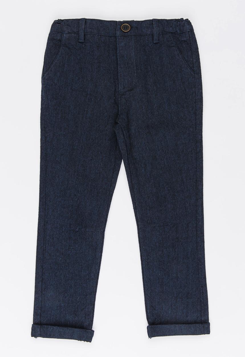 MINOTI - Pique Rolled Up Pants Blue