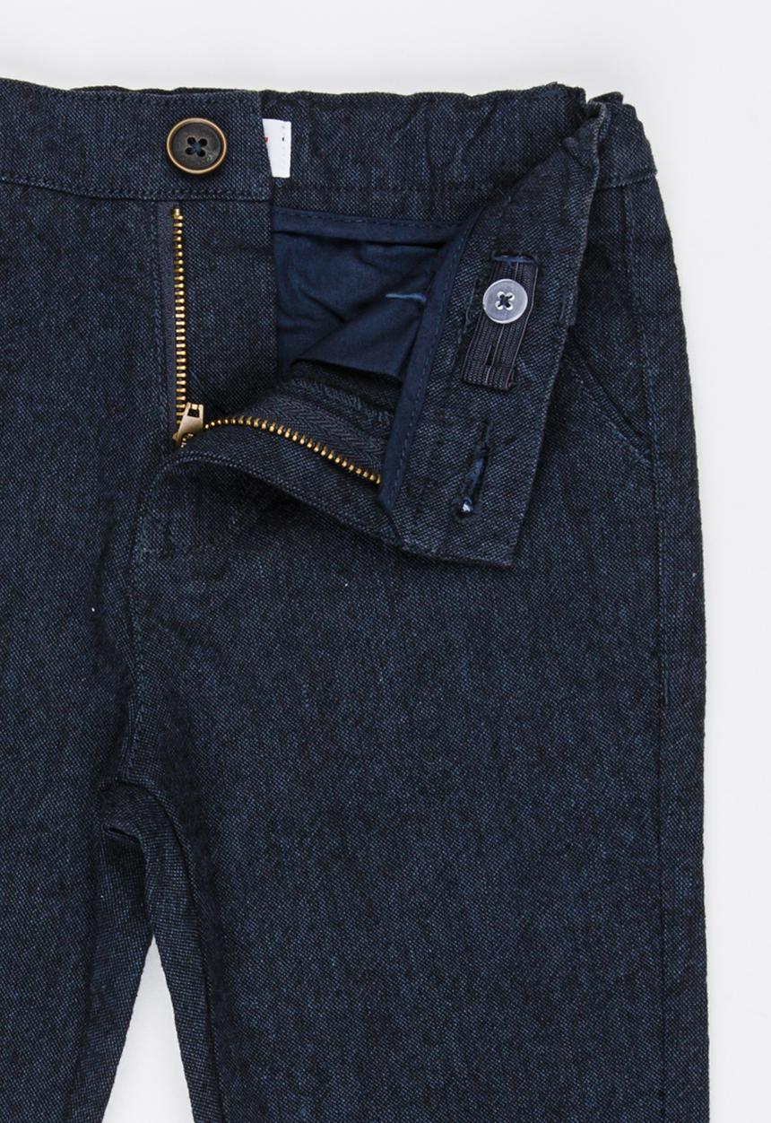 MINOTI - Pique Rolled Up Pants Blue