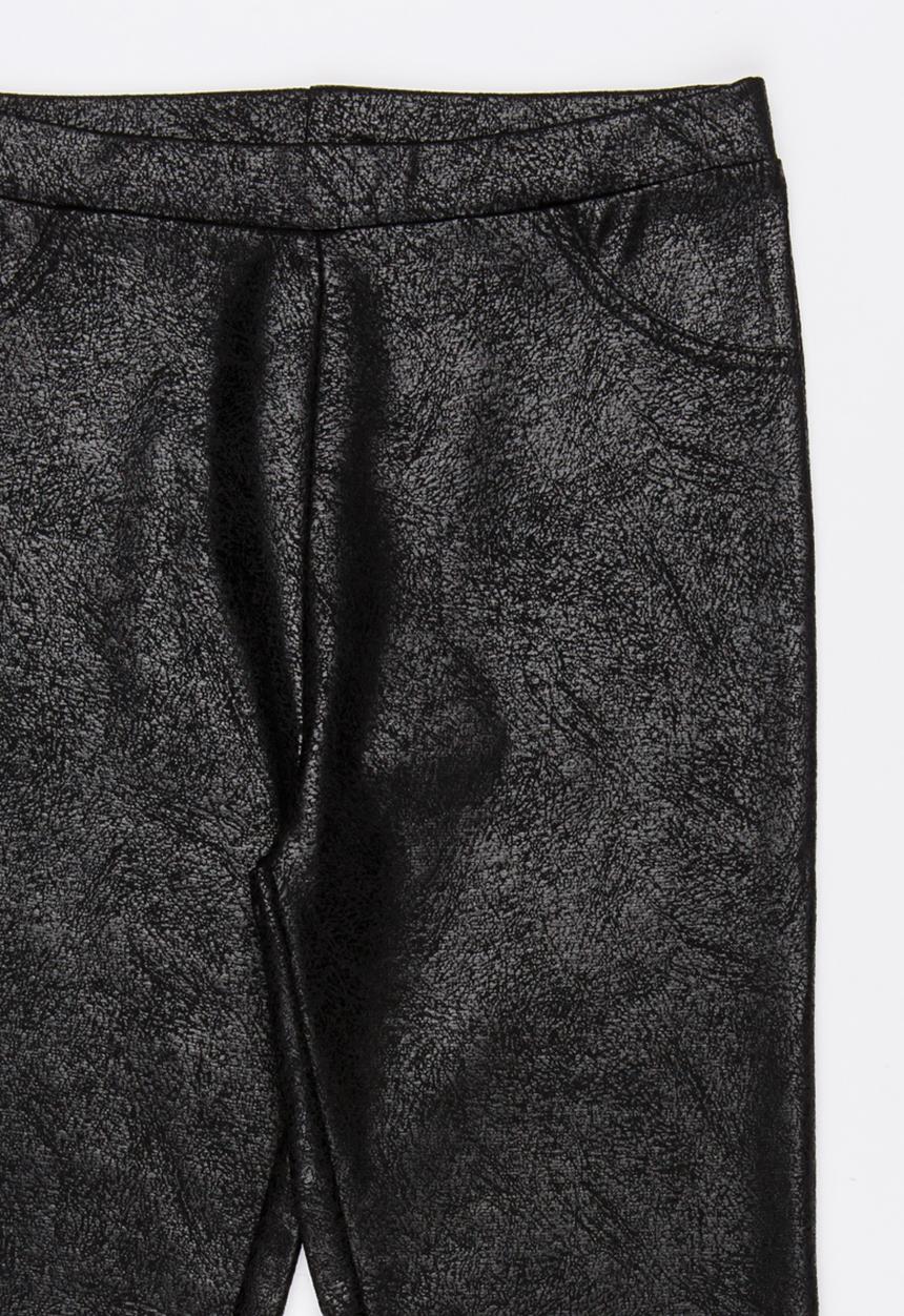 MINOTI - Crackled Wet Look Leggings Black