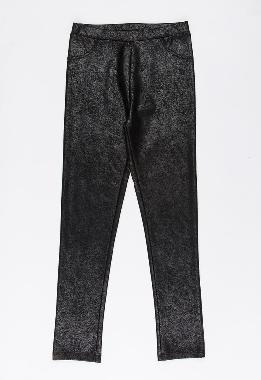 MINOTI - Crackled Wet Look Leggings Black