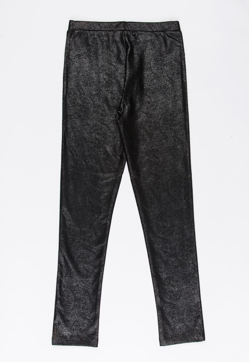 MINOTI - Crackled Wet Look Leggings Black