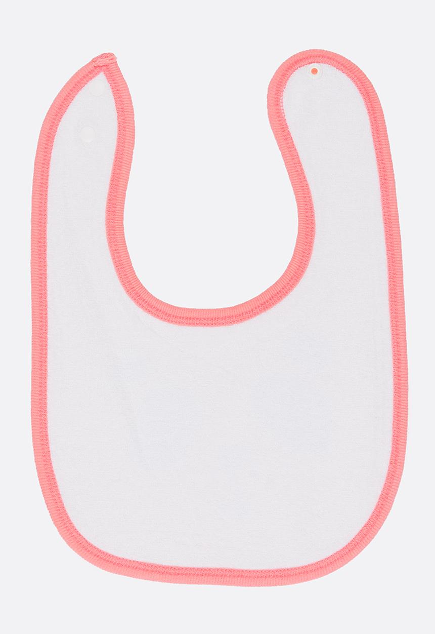 Pop Candy - Panda Print Bib Mid Pink