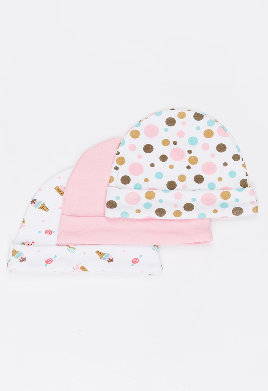 Pop Candy - 3 Pack Beanie Multi-colour