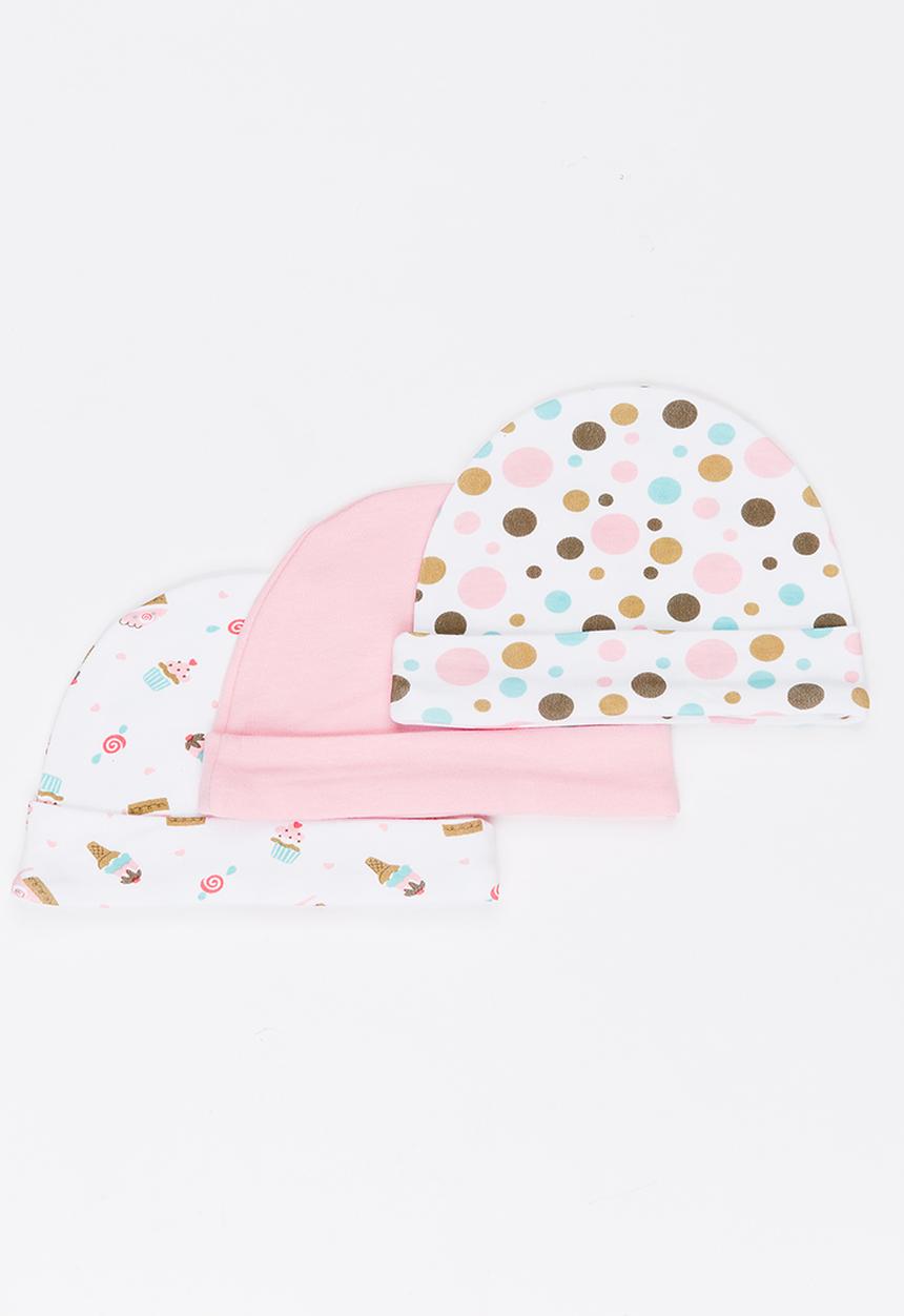 Pop Candy - 3 Pack Beanie Multi-colour