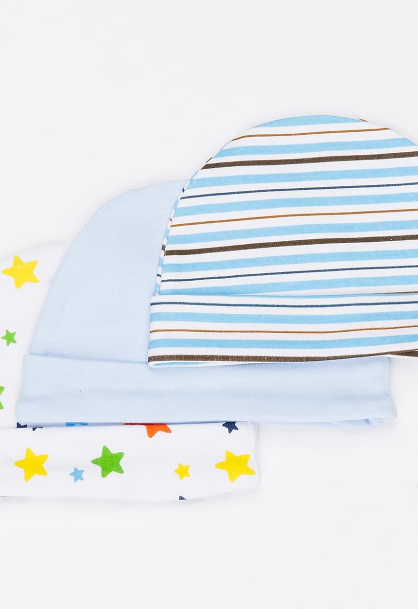 Pop Candy - 3 Pack Beanie Multi-colour