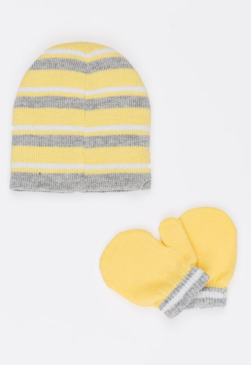 Character Baby - Winnie The Pooh Beanie and Mittens Sets Multi-colour