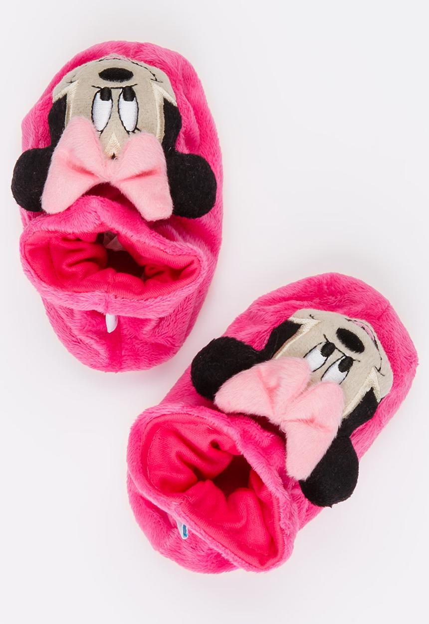 Character Baby - Minnie Mouse Booties Dark Pink