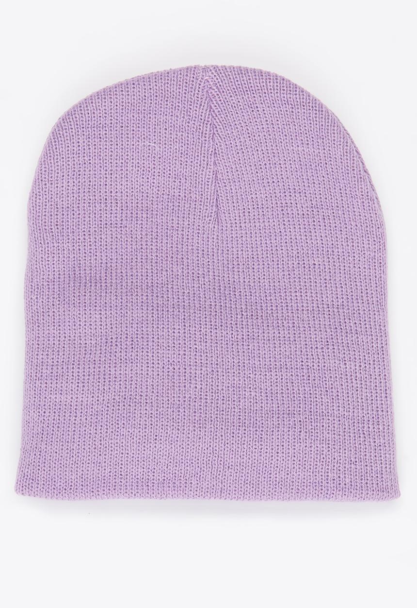 Pop Candy - Beanie with Sequin Bow Mid Purple