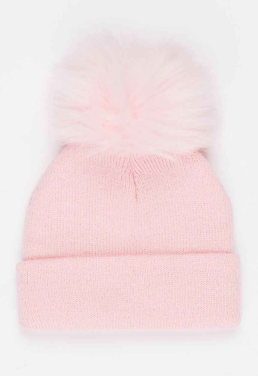 Pop Candy - Pom-Pom Beanie Pale Pink
