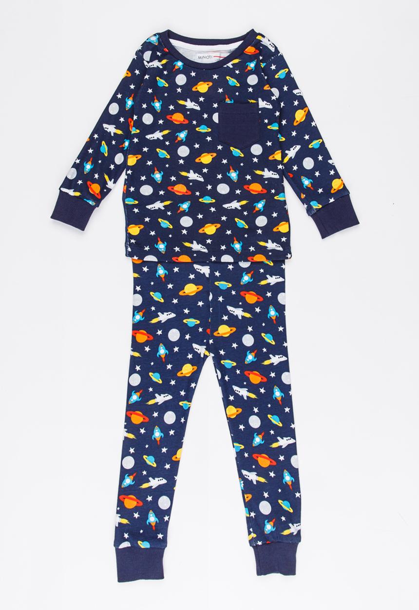 MINOTI - Printed Pajama Set Navy