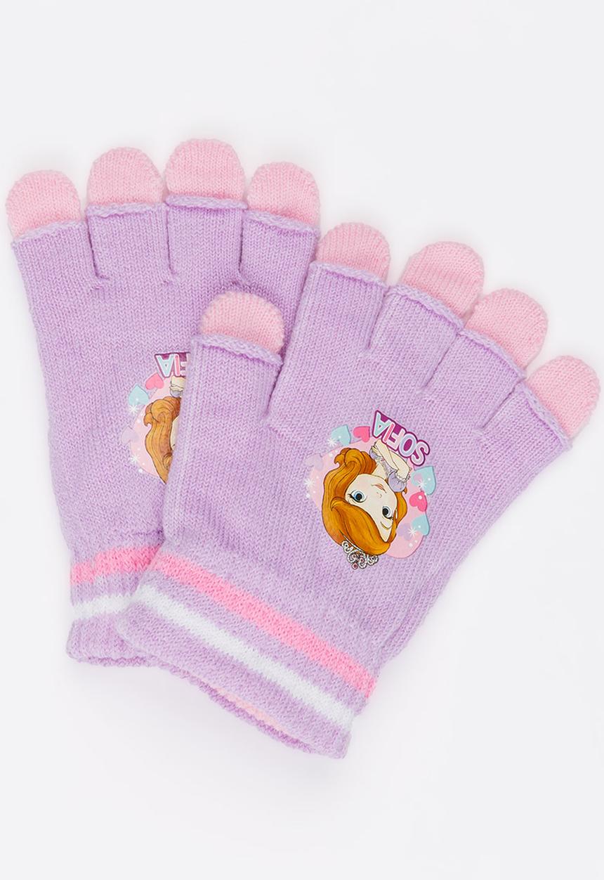 Character Fashion - Sofia The First 2 Pack Gloves Multi-colour
