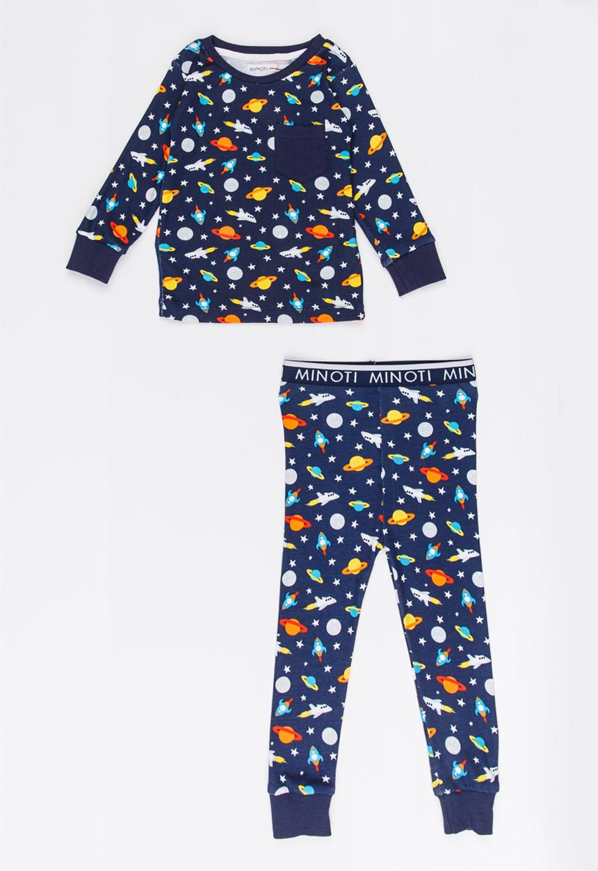 MINOTI - Printed Pajama Set Navy
