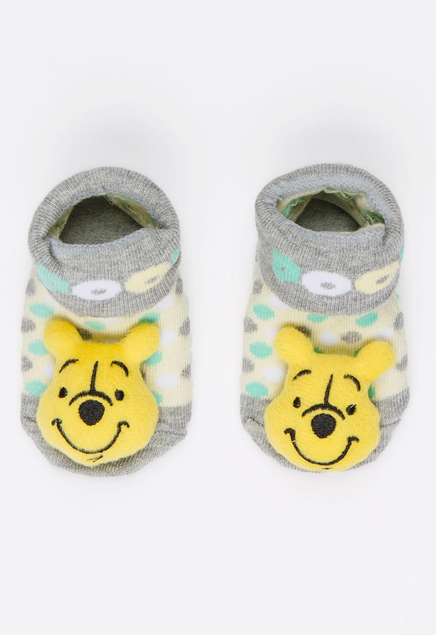 Character Baby - Winnie The Pooh Rattle Socks Multi-colour