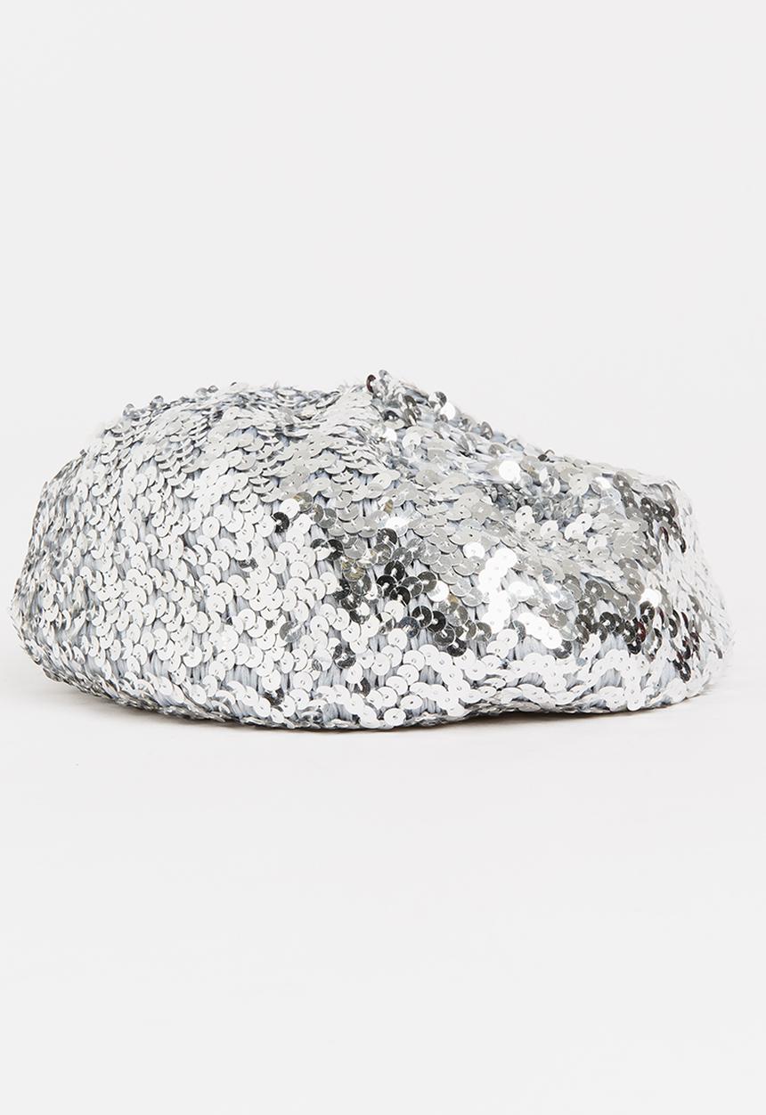 Pop Candy - Glitter Beret Silver