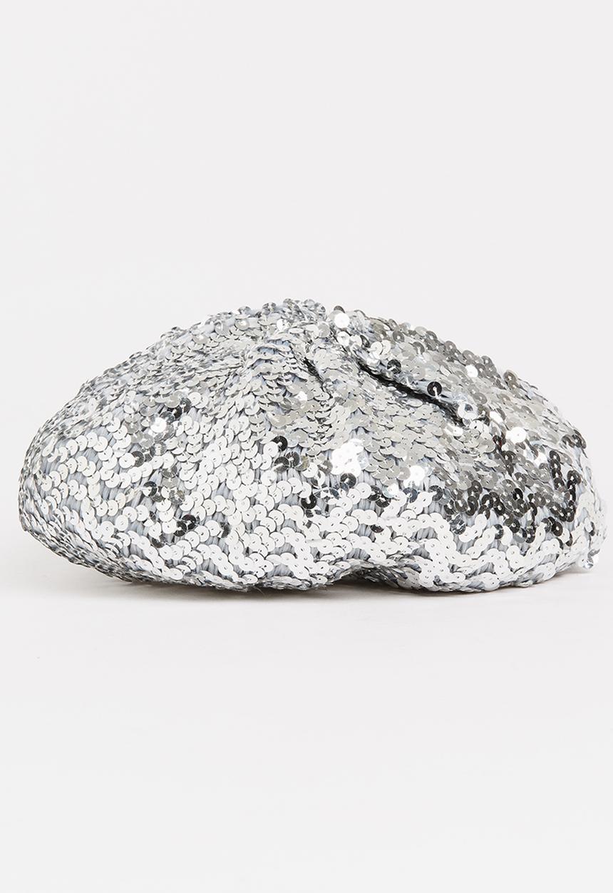 Pop Candy - Glitter Beret Silver