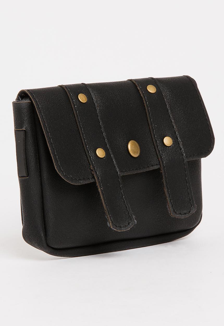Pop Candy - Sling Bag with Studs Black