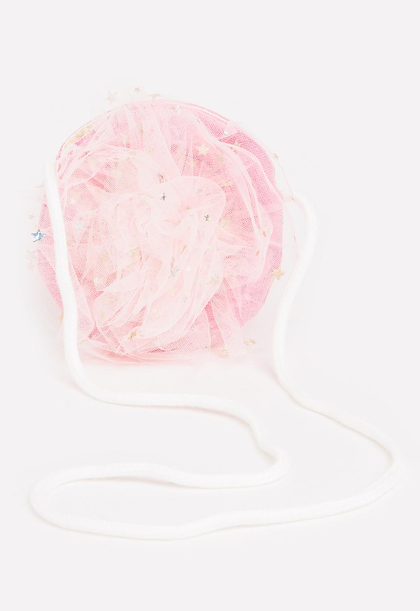 Pop Candy - Sling Bag with Glitter Detail Mid Pink