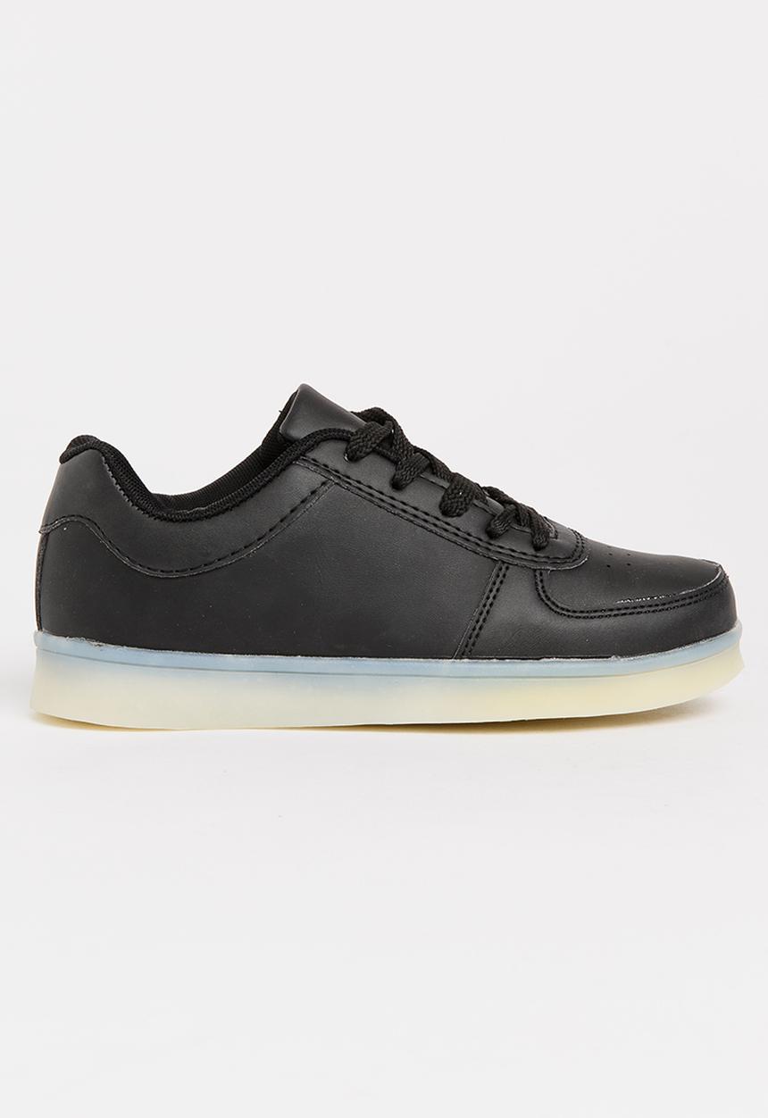 Pop Candy - Light Up Rechargeable  Sneaker Black