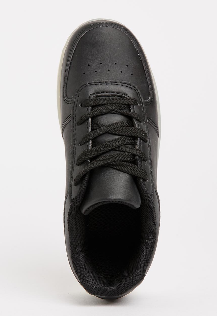 Pop Candy - Light Up Rechargeable  Sneaker Black