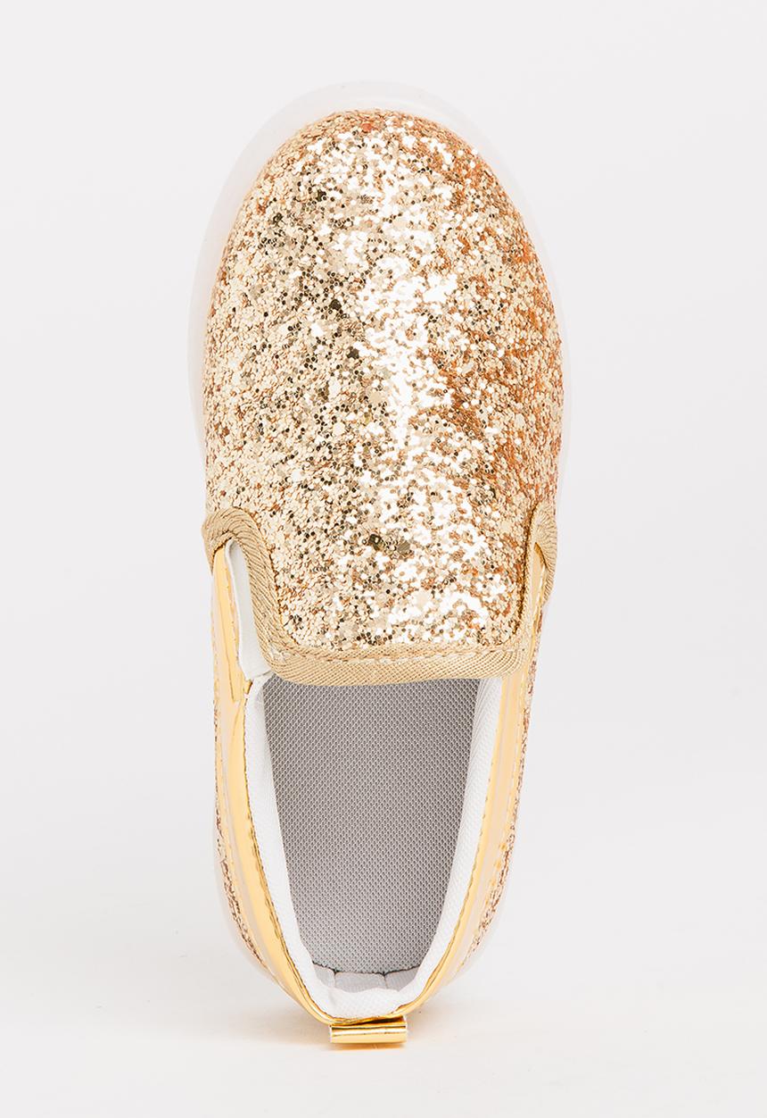 Pop Candy - Glitter Loafer Light Ups Gold