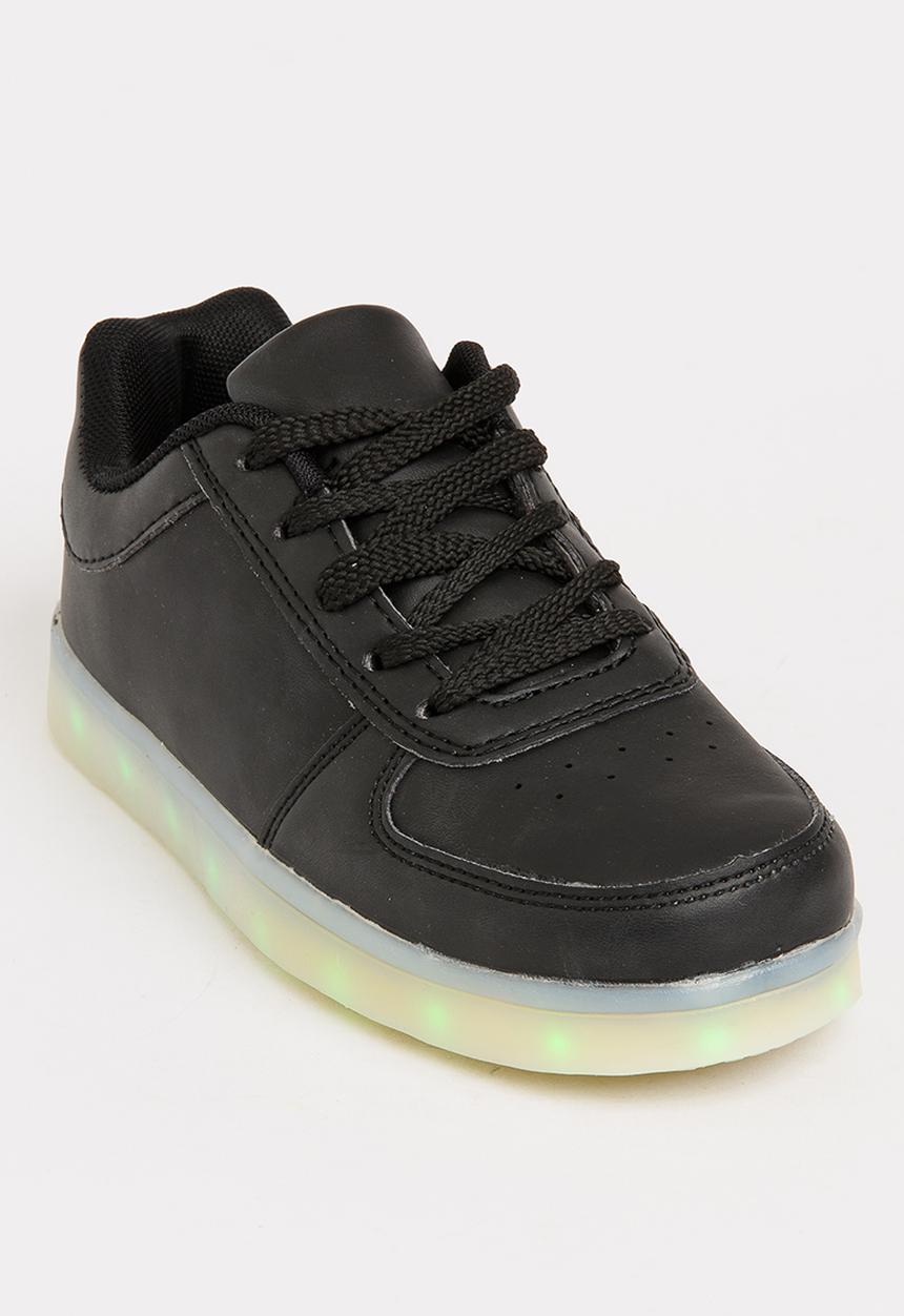 Pop Candy - Light Up Rechargeable  Sneaker Black