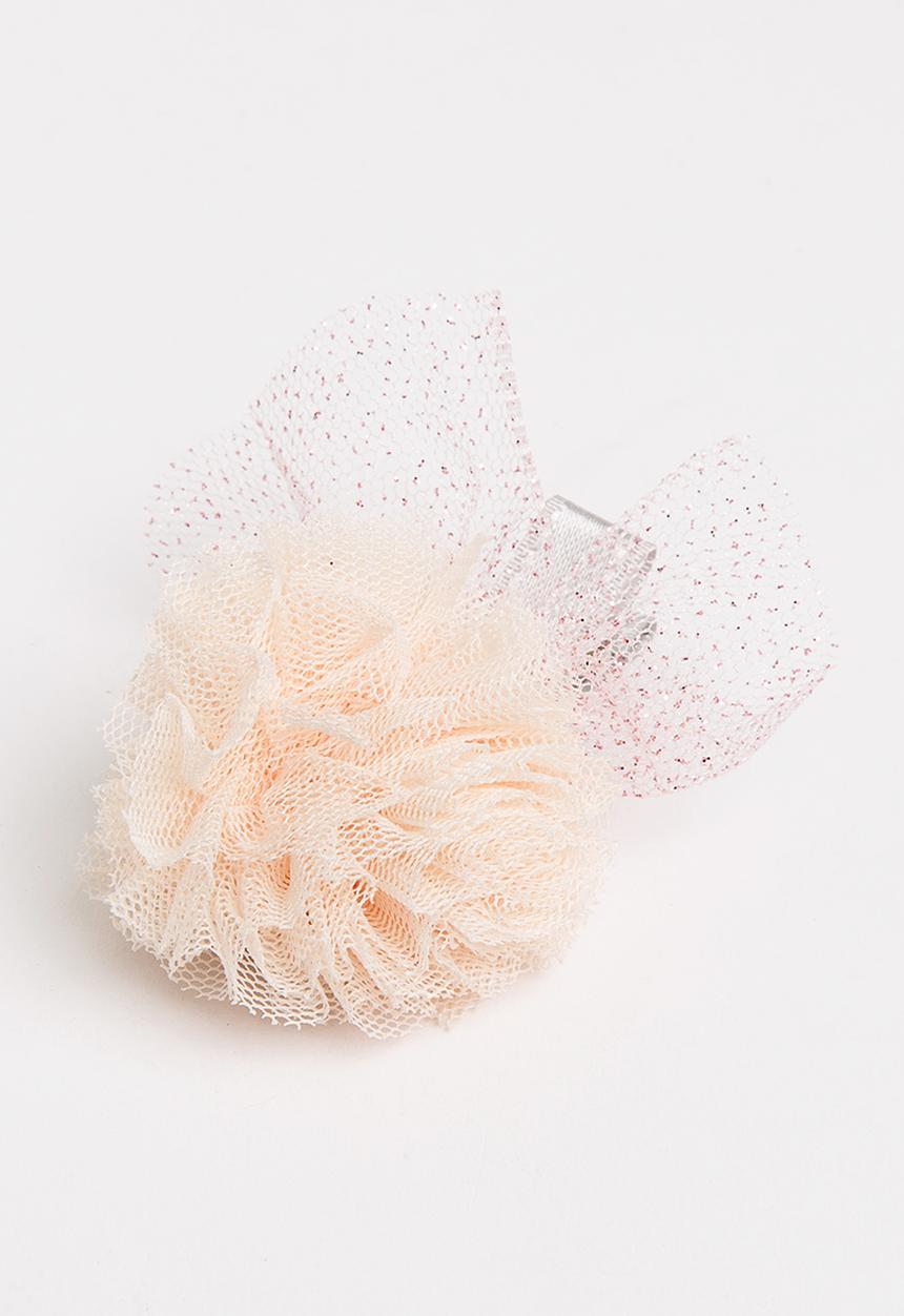 Pop Candy - Pom-Pom Hair Clip Peach
