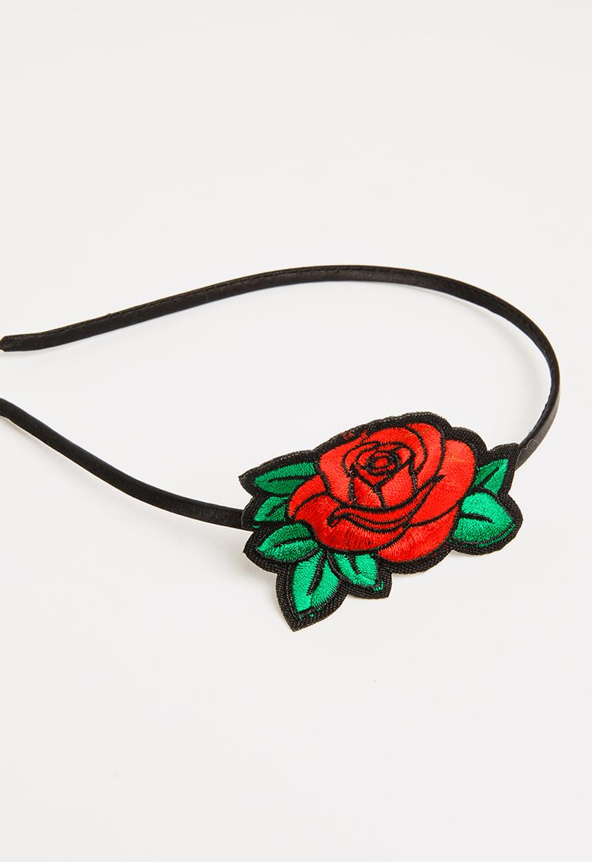 Pop Candy - Embellished Alice Band Black