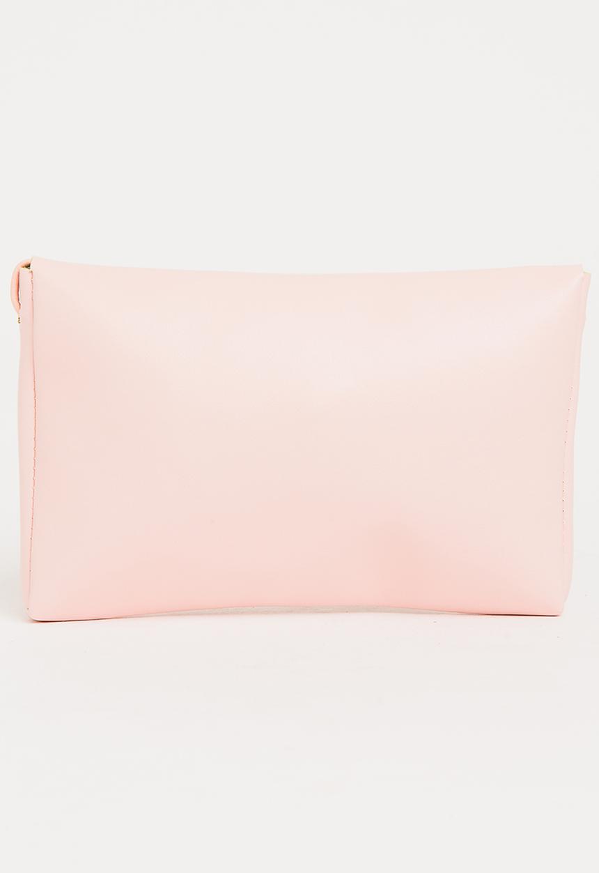 Pop Candy - Pom Pom Sling Bag Pale Pink