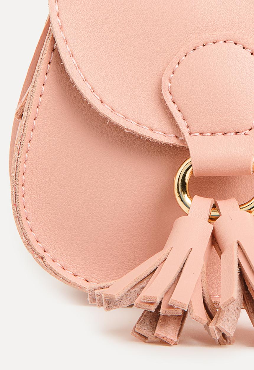 Pop Candy - Sling Bag with Belt Detail Mid Pink