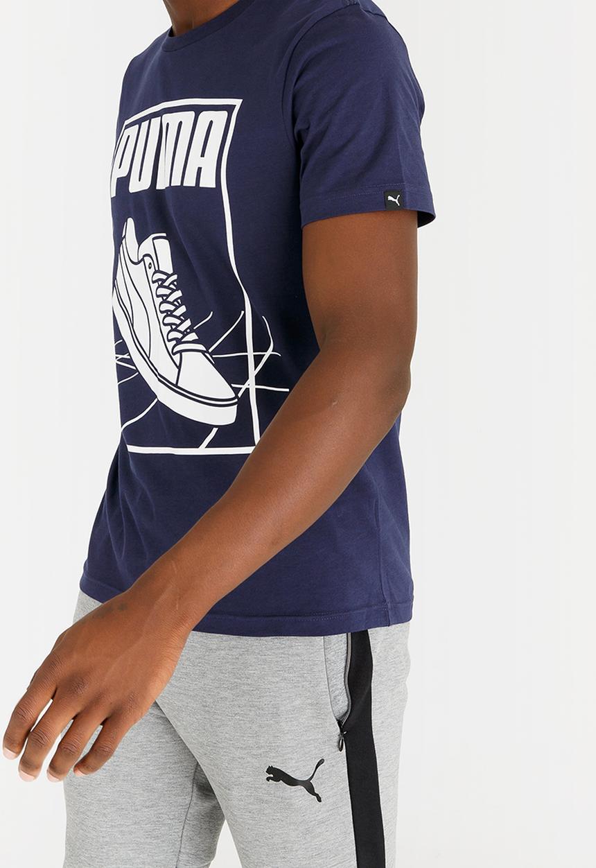 PUMA - Puma Track Tee Mid Blue