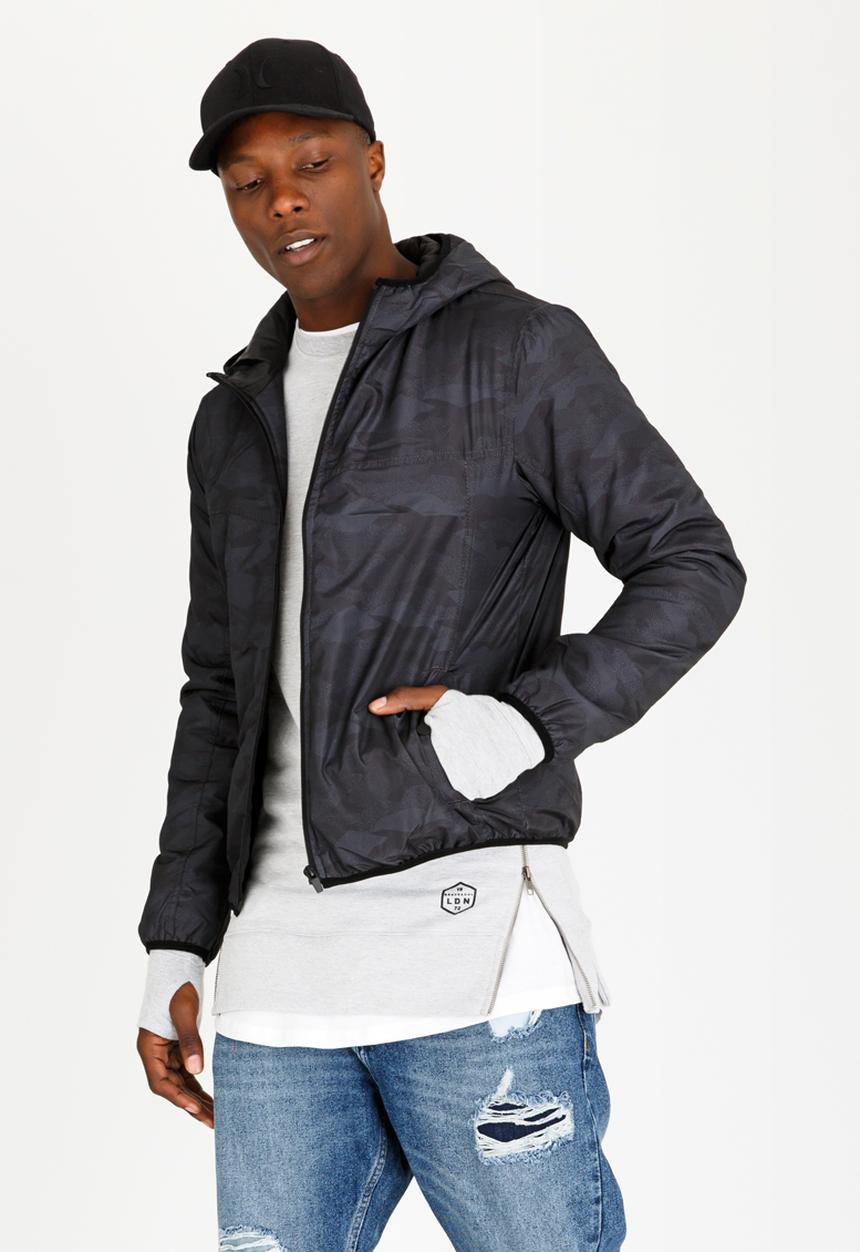 Brave Soul - Descent Windbreaker Jacket Black