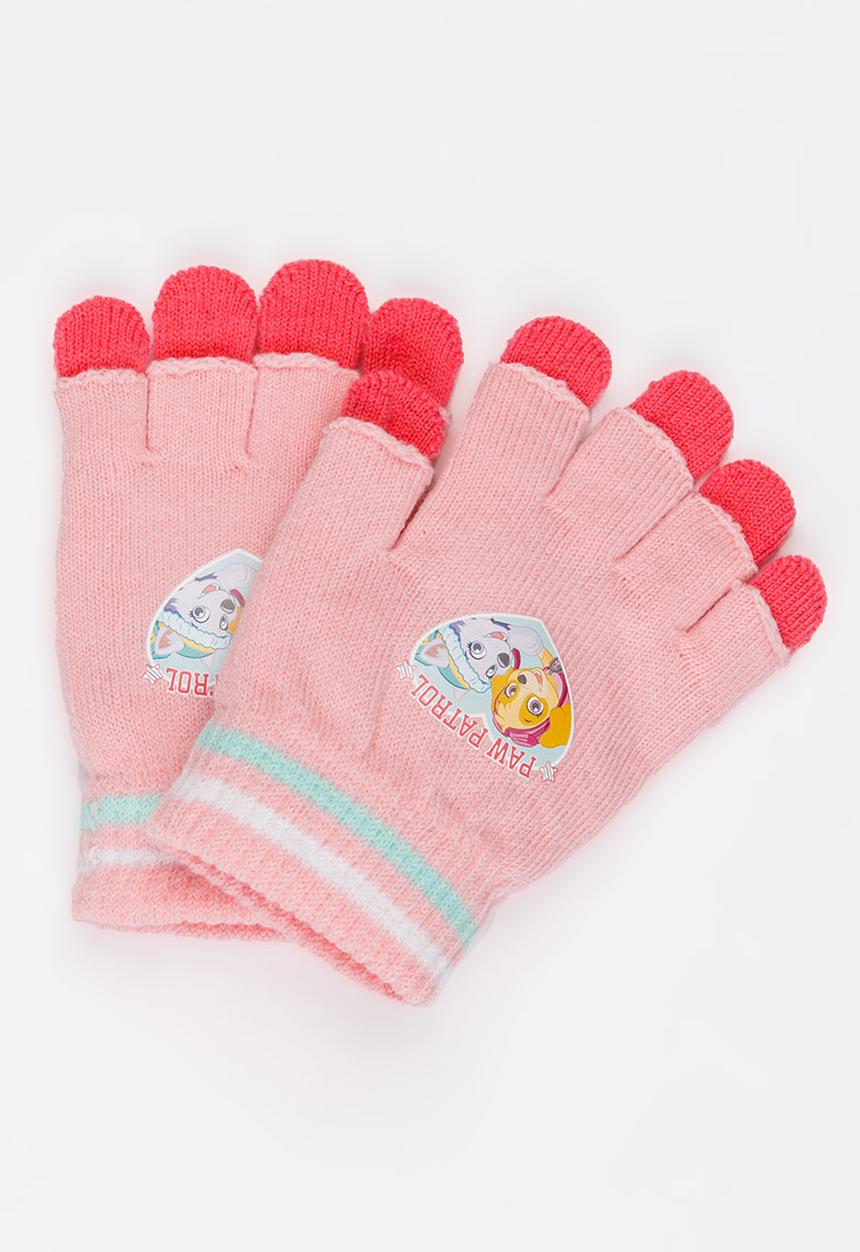 Character Fashion - Paw Patrol 2 Pack Gloves Mid Pink