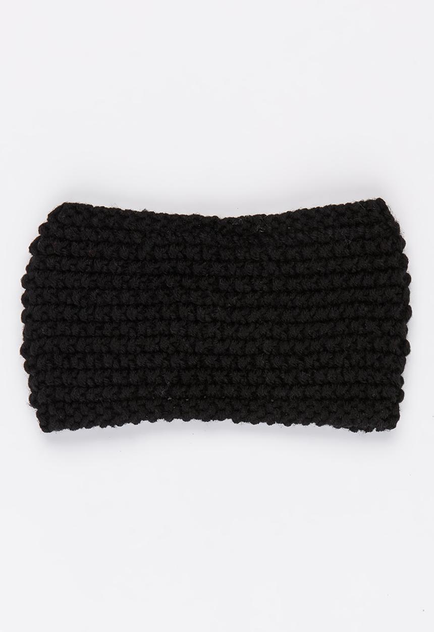 Pop Candy - Crochet Headband Black