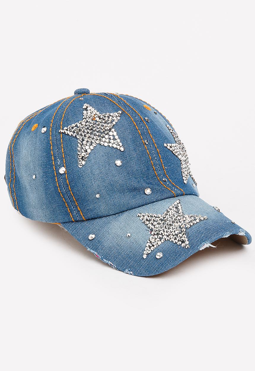 Pop Candy - Denim Star Cap Dark Blue