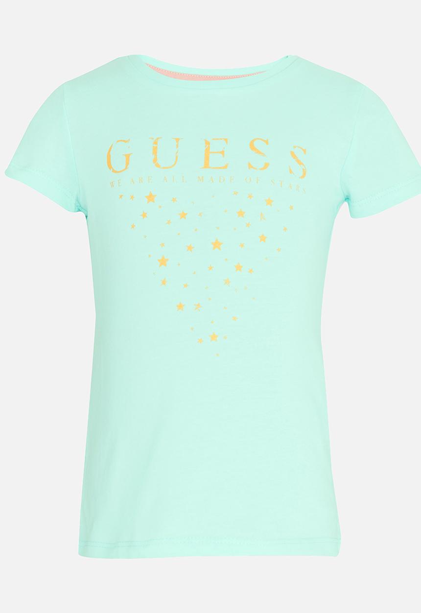 GUESS - Star Tri Tee Pale Blue