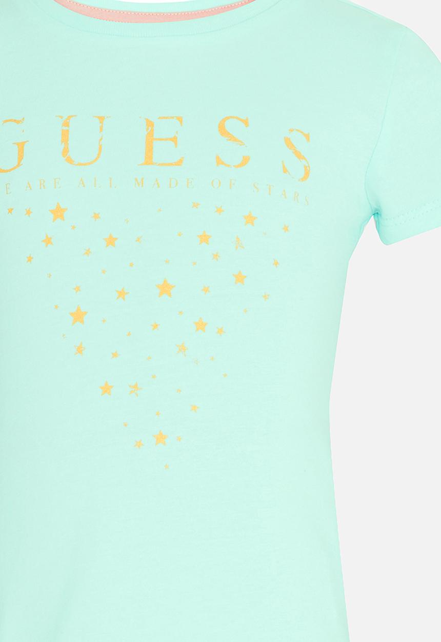 GUESS - Star Tri Tee Pale Blue
