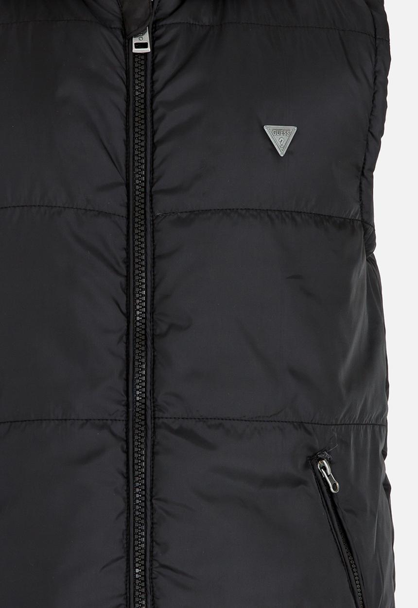 GUESS - Puffer Hoody Jacket Black