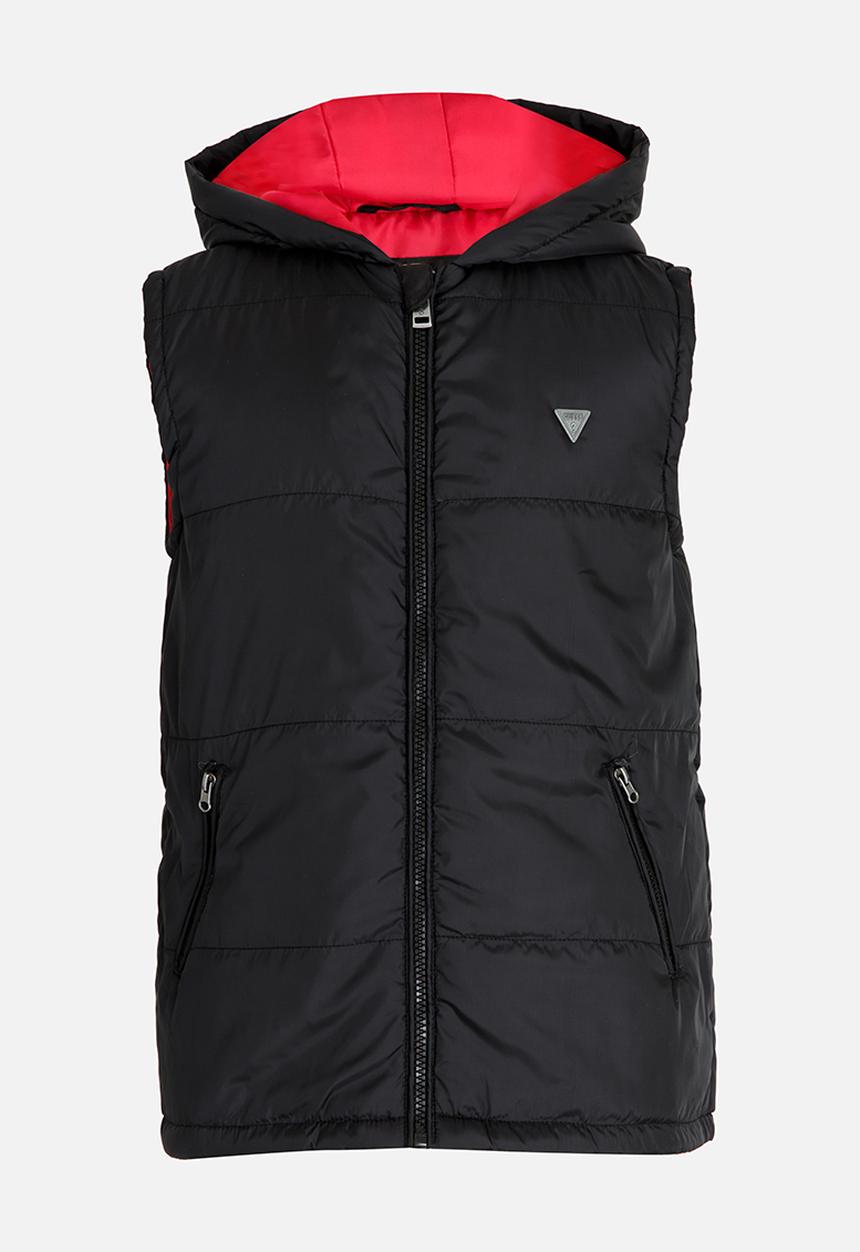 GUESS - Puffer Hoody Jacket Black
