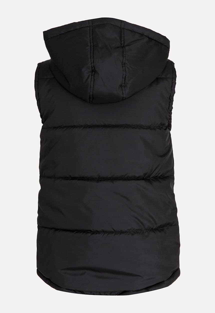 GUESS - Puffer Hoody Jacket Black