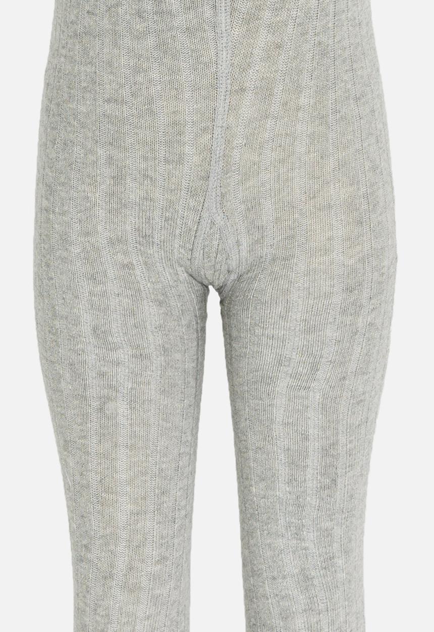 MINOTI - Ribbed Tights Grey Melange