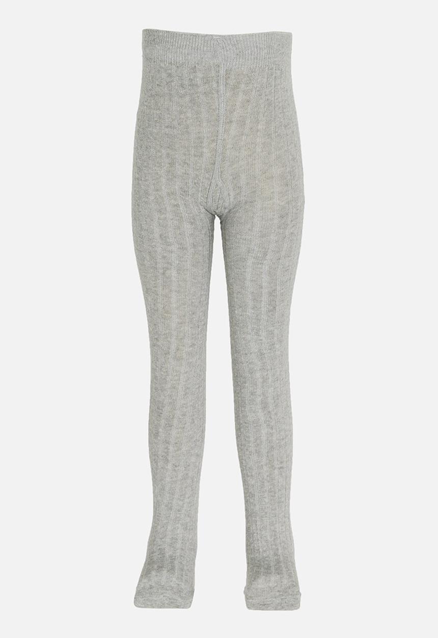 MINOTI - Ribbed Tights Grey Melange