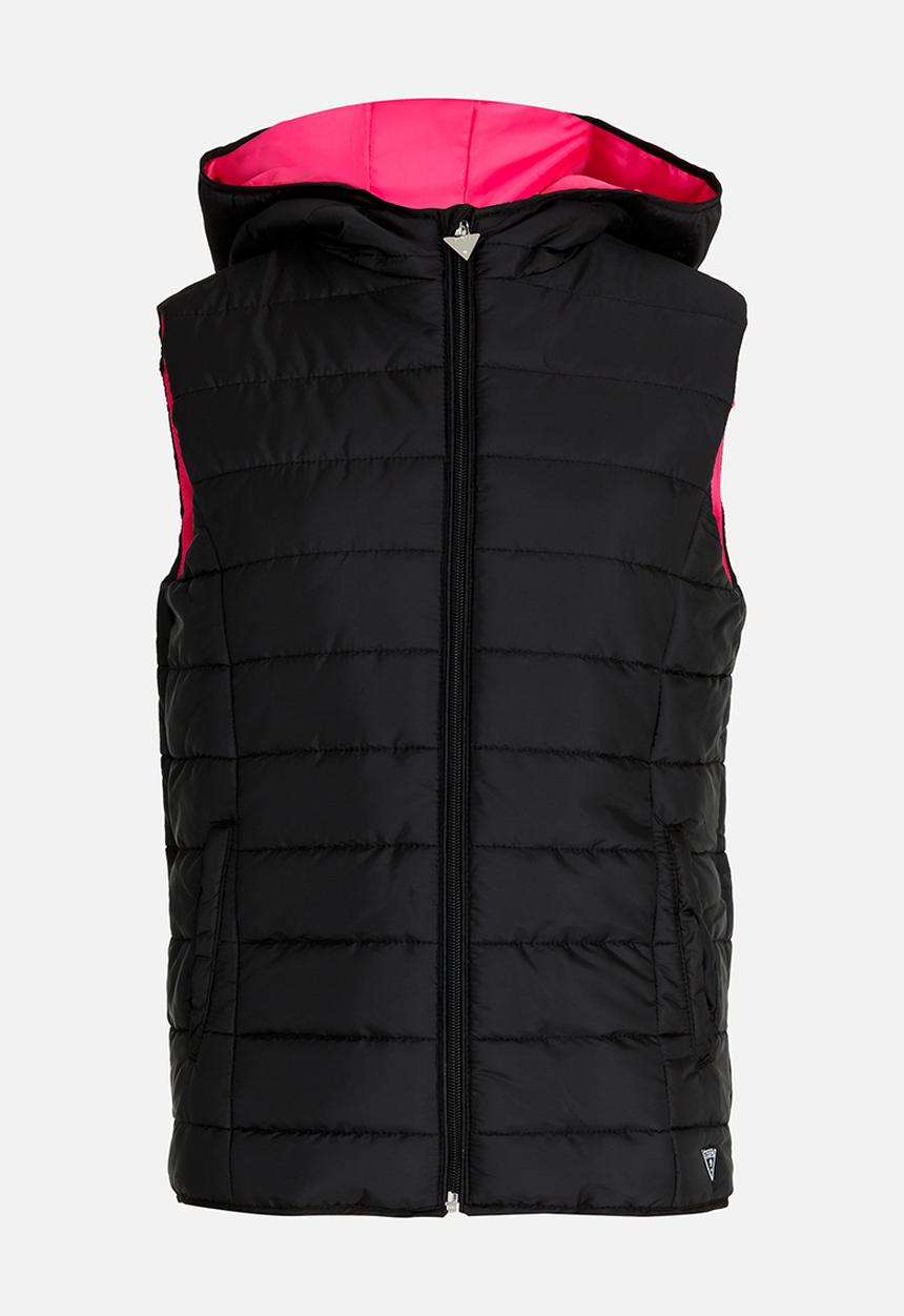 GUESS - Puffer Hoody Jacket Black